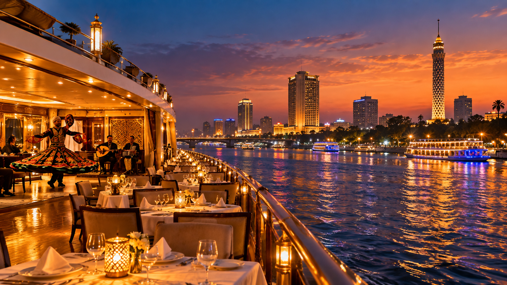 Cairo by Night — Nile Dinner Experience