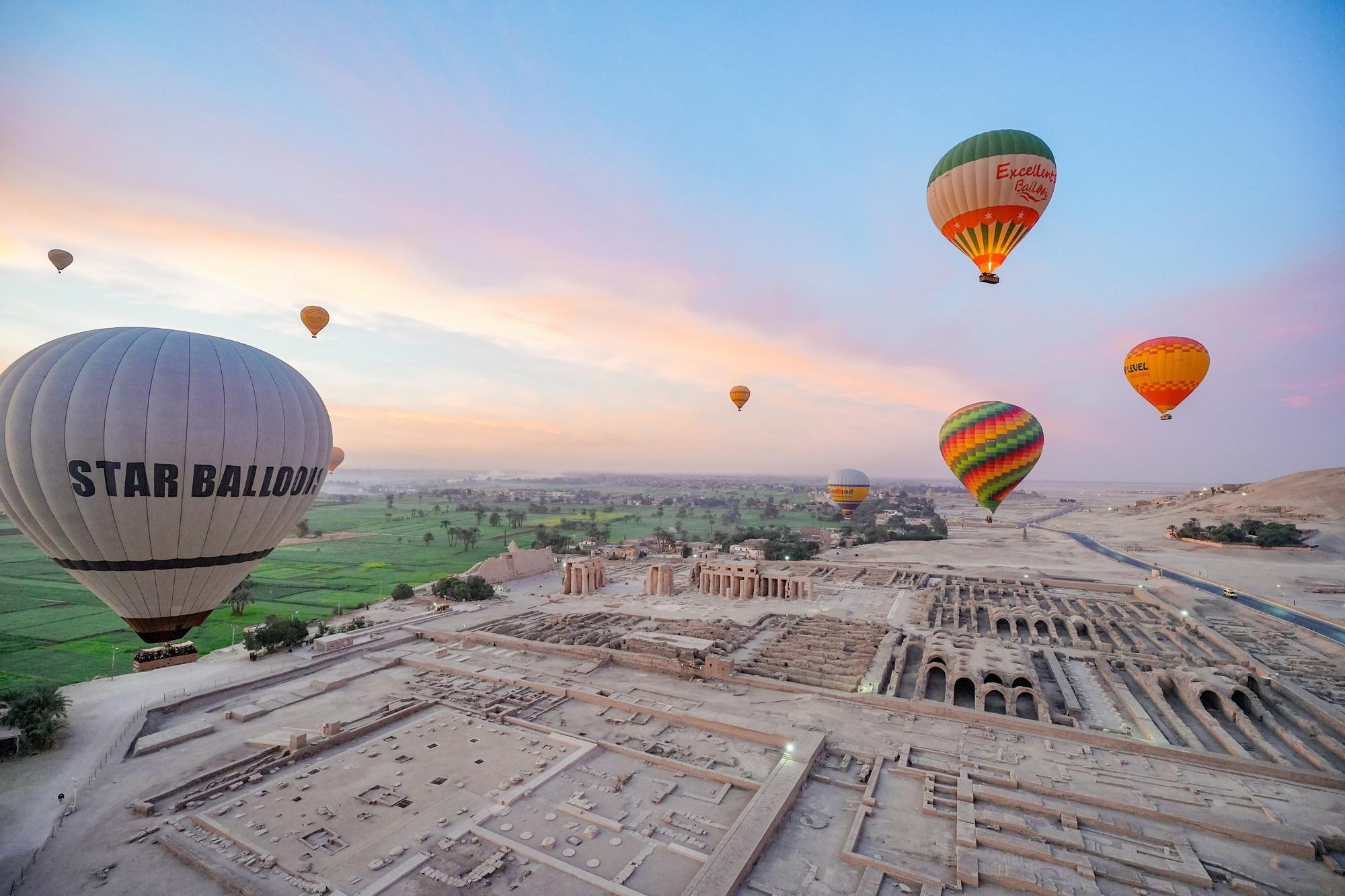Hot Air Balloon Ride Over Luxor